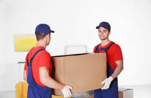 Man with a van service handling a local move in Poplar