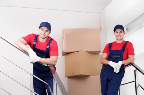 Removal van supporting a home move in Poplar