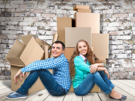 Moving van prepared for a local Poplar residential or office move