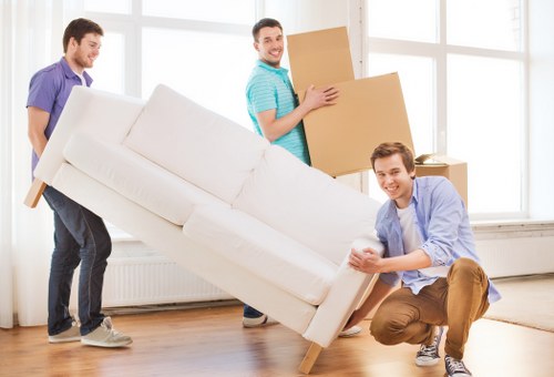 Moving support for Poplar apartment access and loading