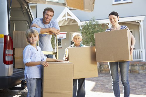 Commercial removals van service for Poplar office relocation