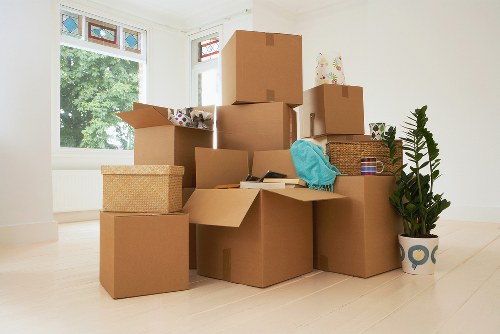 Furniture and box transport by van in Poplar